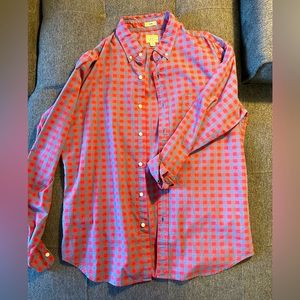 J Crew Secret Wash Slim Stretch Perfect Shirt